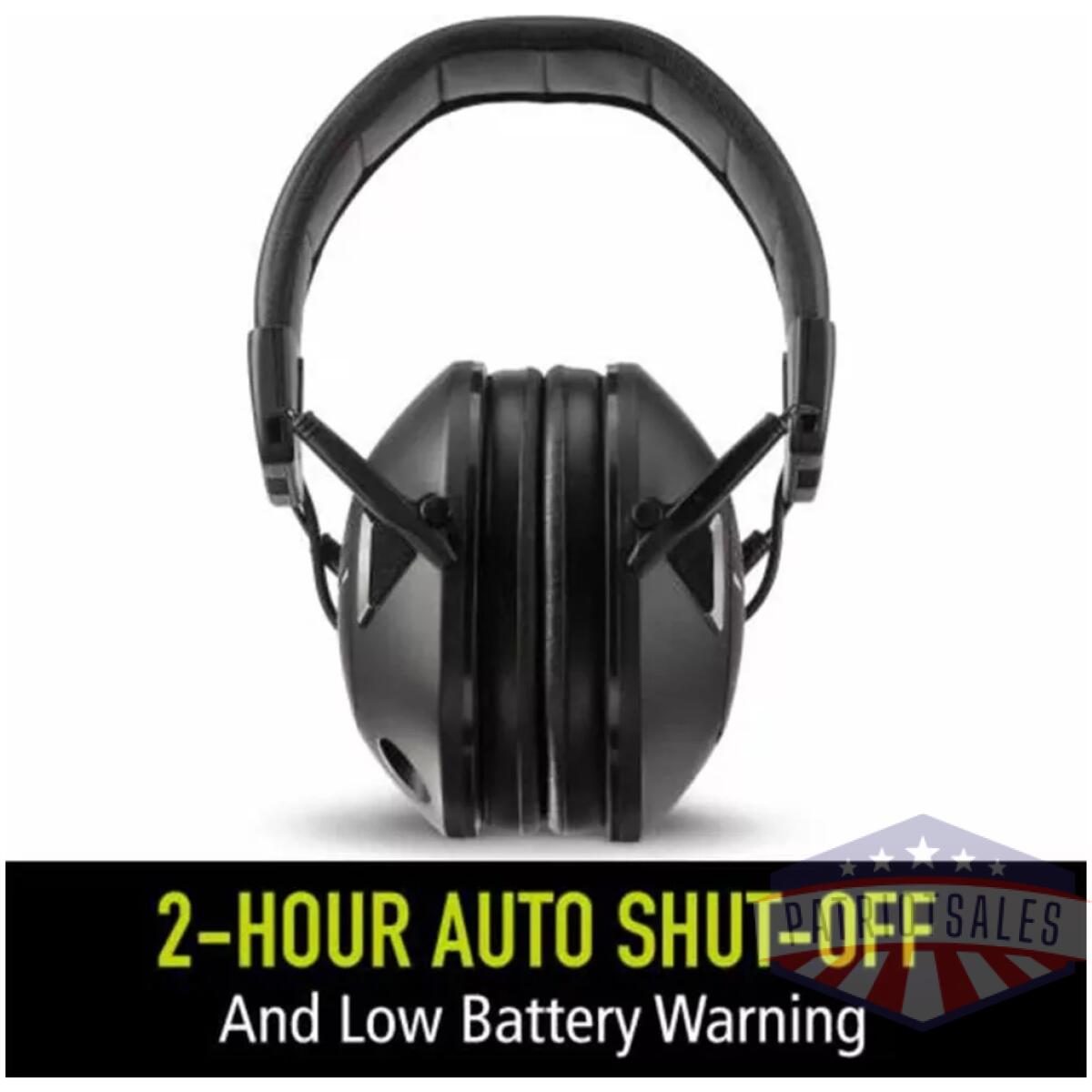 Peltor sport tactical 100 electronic ear muffs 22db black - image 1