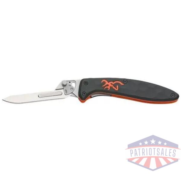 Browning Primal Scalpel 2 3/4" Blade Black and Orange