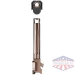Radian Afterburner and Ramjet Micro Compensator and Ported Handgun Barrel for Glock G43x Bronze