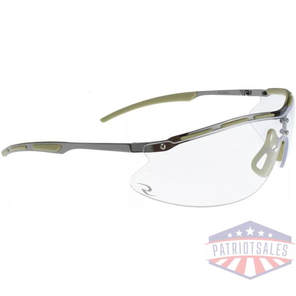 Radians Ballistic Rated Shooting Glasses Metal with Clear Lens