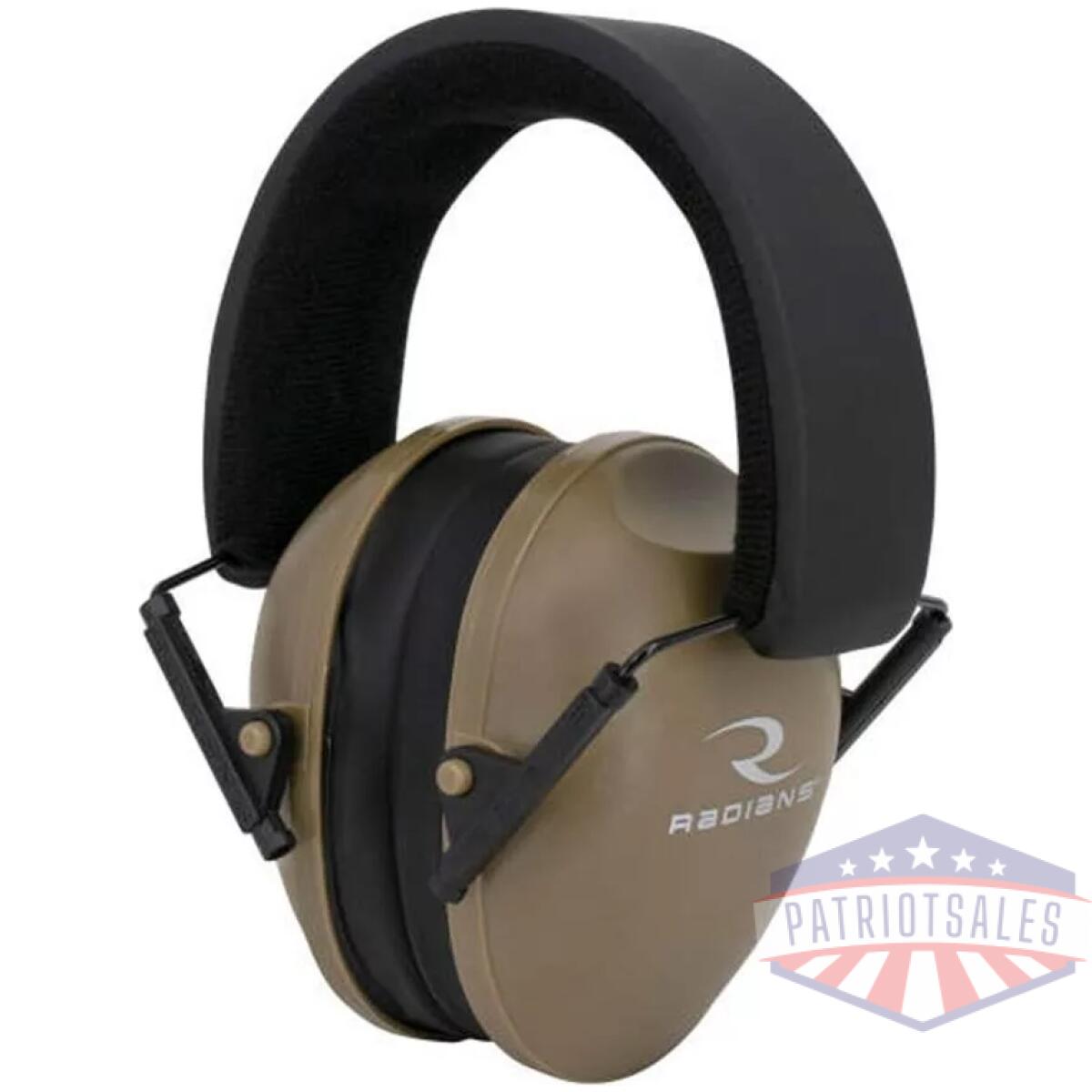 Radians lowset passive ear muff 21db tan - image 1