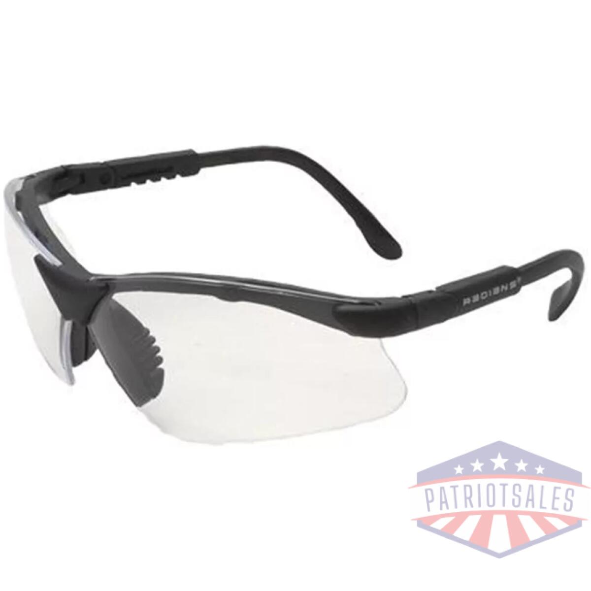 Radians revelation sporting goods shooting glasses black with clear lens - image 1
