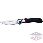 Telum Tremor Tactical Automatic Knife 3-1/2" Drop Point Blade Black