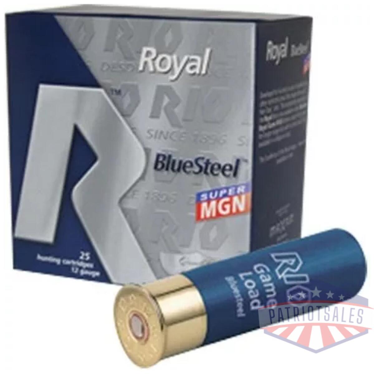 Rio royal blue steel 20 ga 3" max 1 oz #4 1400 fps 25/box - image 1