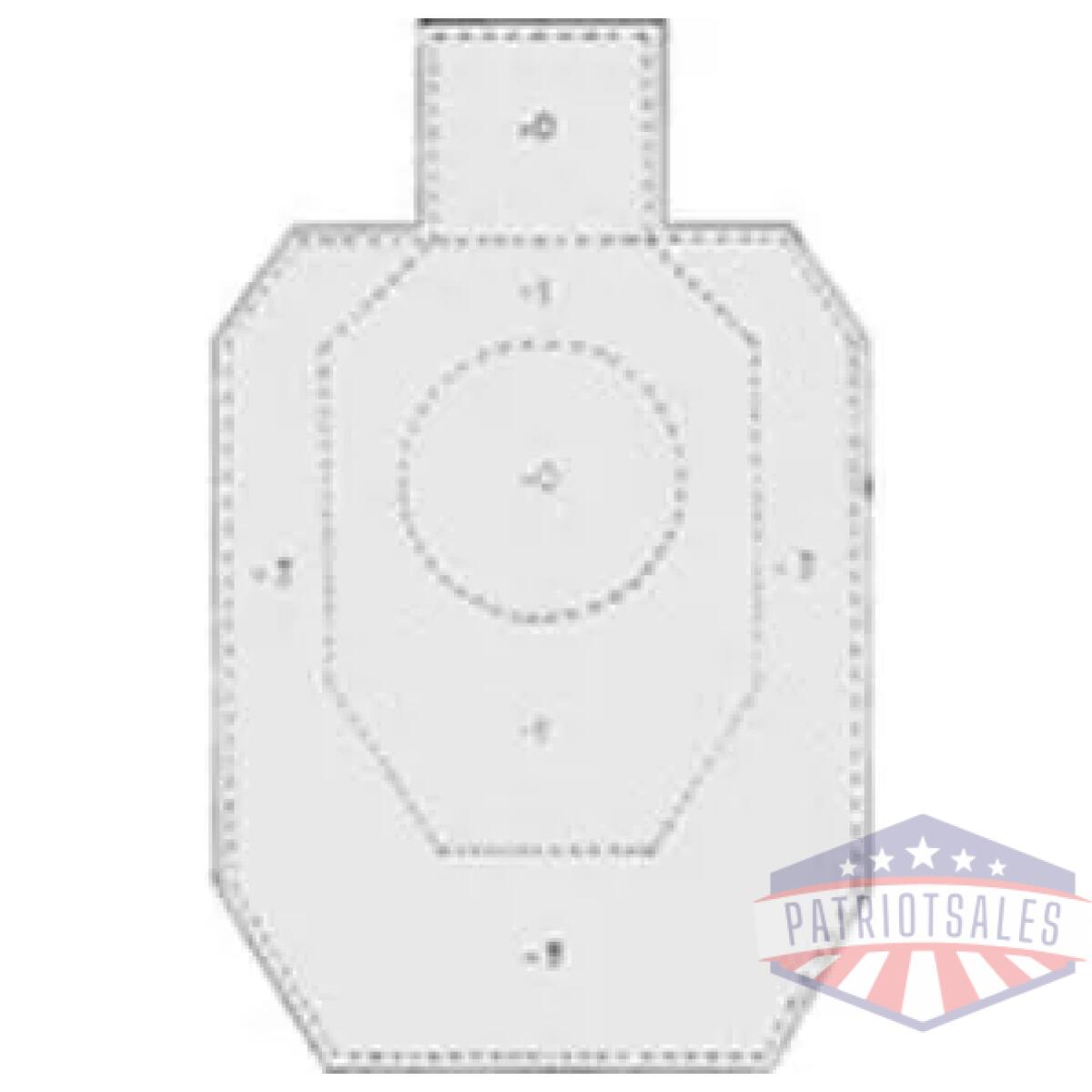 Speedwell official idpa targets paper target  100/pack - image 1