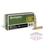 Remington UMC Rifle Ammunition .308 Win 150 gr FMJ 2820 fps 20/ct