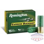 Remington Express Buckshot Shotgun Ammo 12 ga 2-3/4 in #00 Buck 1325 fps 15/ct