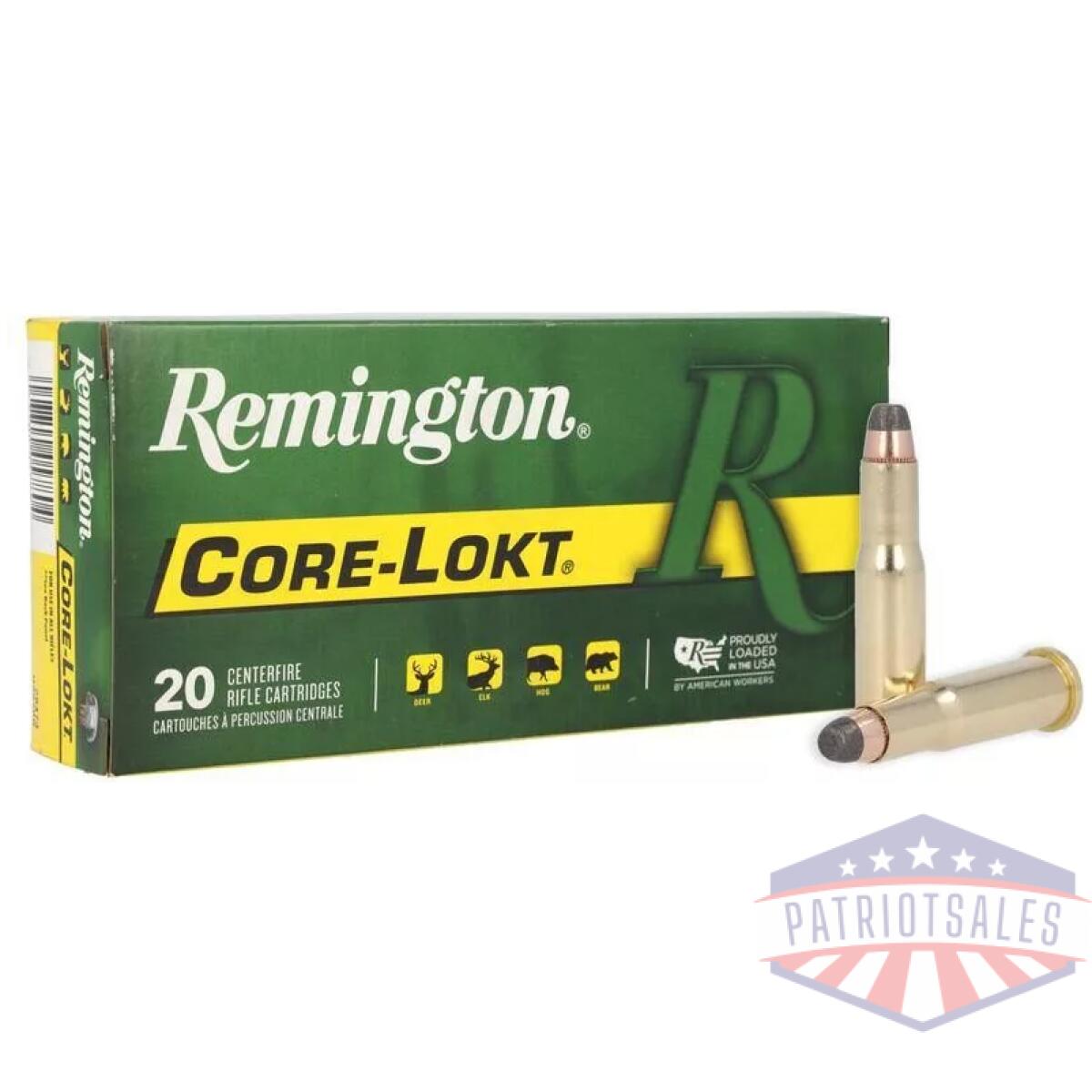 Remington core-lokt rifle ammunition. 25-20 win 86 gr psp 1460 fps 50/ct - image 1