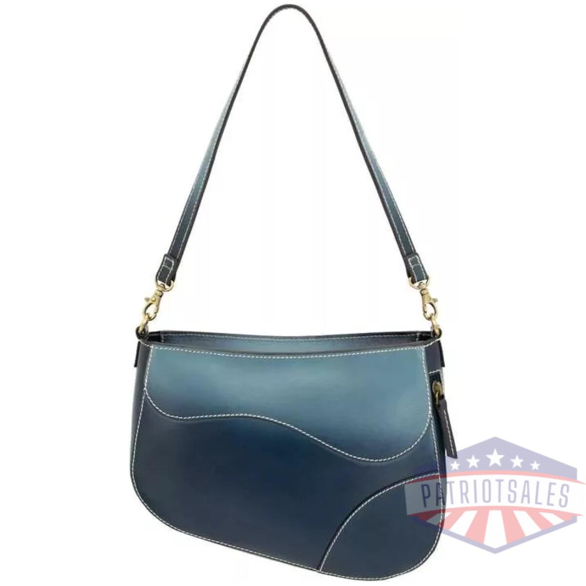 Rugged rare saddle concealed carry handbag navy - image 1