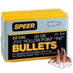 Speer TNT Rifle Bullets .22 cal .224" 50 gr TNTHP 100/ct