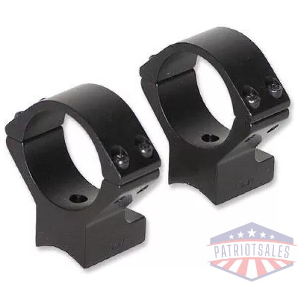Talley Lightweight Alloy Scope Mounts - Black Anodized - 30mm - Medium Weatherby Vanguard
