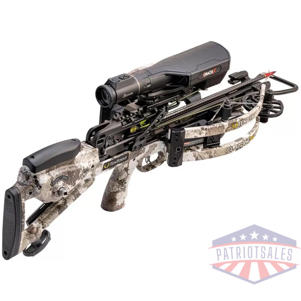 Tenpoint flatline 460 oracle acuslide crossbow 460fps with burris oracle scope - image 1