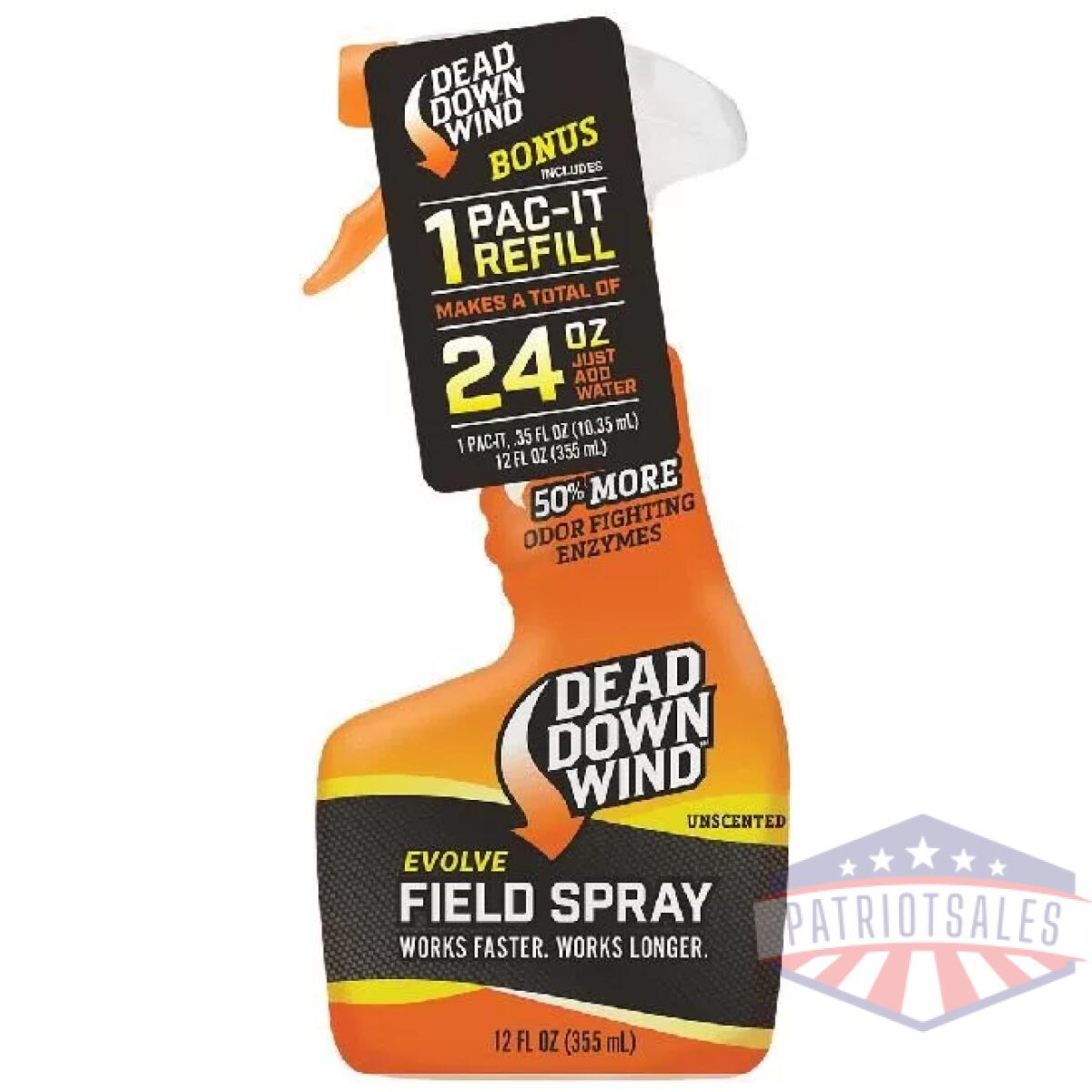 Dead down wind field spray & pac-it refill combo - 64 oz total - image 1
