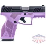 Taurus GX2 Handgun 9mm Luger 10rd Magazines (2) 3.38" Barrel Light Purple Frame/Black Slide