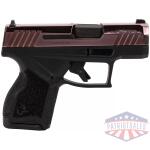 Taurus GX4 Handgun 9mm Luger 11rd (1) & 13rd (1) Magazines 3" Barrel Rose Gold Slide and Black