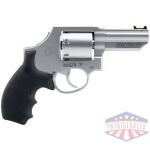 Taurus 66 Combat Handgun .357 Mag 7rd Capacity 3" Stainless Barrel Matte Frame w/Hogue Grip Front Fiber Optic Sight