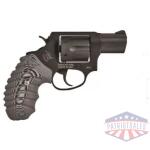 Taurus 856 Ultra Lite Handgun .38 Spl(+P) 6rd Capacity 2" Barrel Black Frame VZ Gray Cyclone Grip