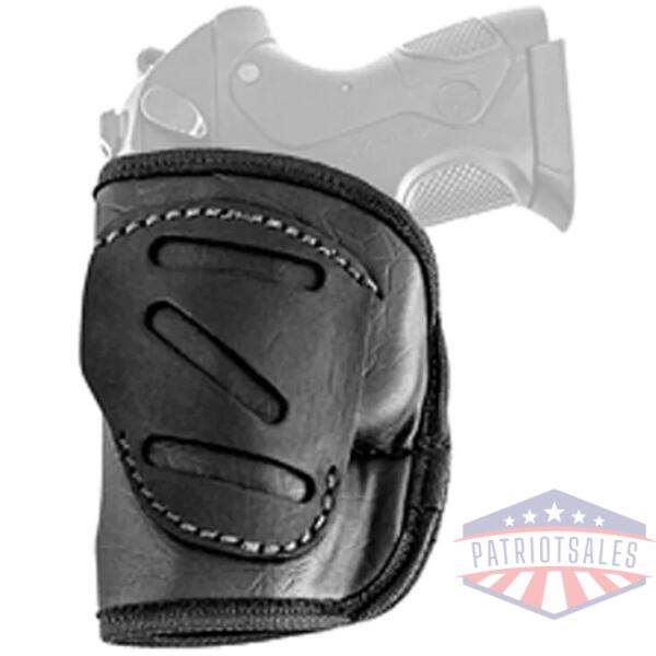 Tagua Leather Ecoleather Weightless 4 in 1 Open Top Holster for Glock 42/43 Black RH