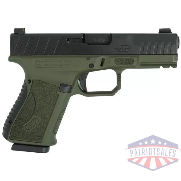 Tristar APOC Handgun 9mm Luger 15rd Magazine 4" Barrel Fiber Optic Sights OD Green/Black