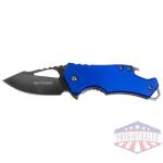Sarge Knives Blue Fuse- Blue Pocket Knife & Bottle Opener