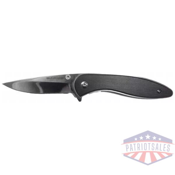 Sarge Knives Black Brushed Swift Assist Folding Knife