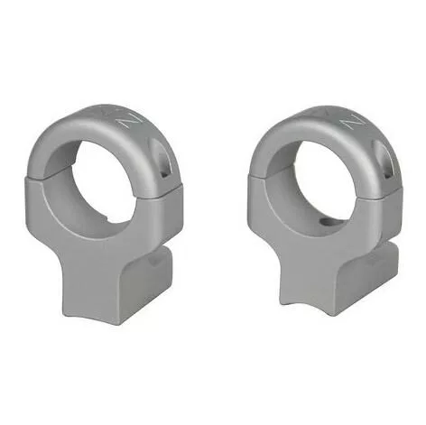 DNZ  Game Reaper 2     2-Piece Ringmount (2 screws) - 1" High Silver Fits Howa 1500 Mossberg 100ATR 4X4 MVP Weatherby Vanguard Remington 7007217227