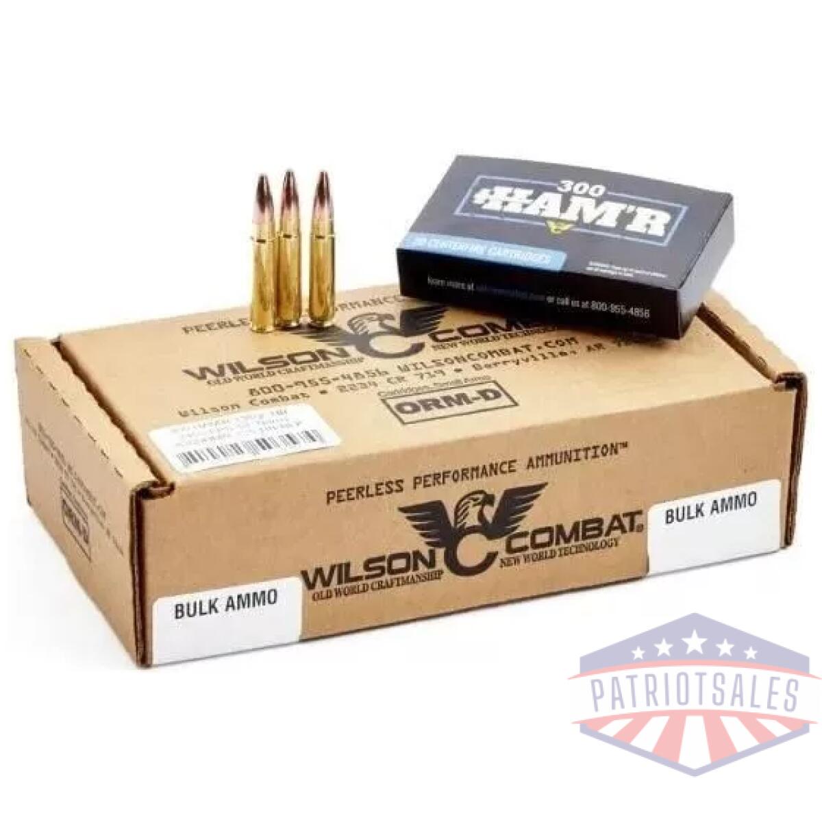 Wilson combat speer hot-core rifle ammunition 300 ham'r 130gr pt 2500 fps 200/ct (10-20/ct boxes) - image 1