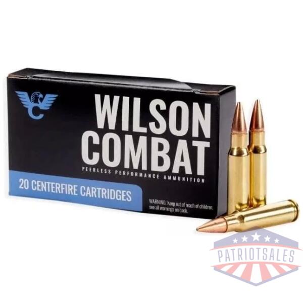 Wilson Combat Hornady BTHP Rifle Ammunition 6.8 SPC 110gr BTHP 2600 fps 20/ct