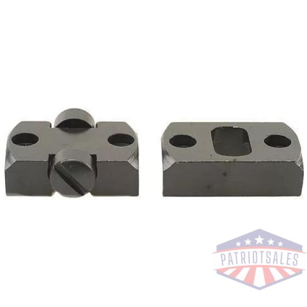 Weaver 2-Piece Grand Slam Steel Dovetail Scope Base - CVA Round Receiver Black