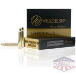 Weatherby Unprimed Brass Rifle Cartridge Cases 28 NOSLER 50/ct