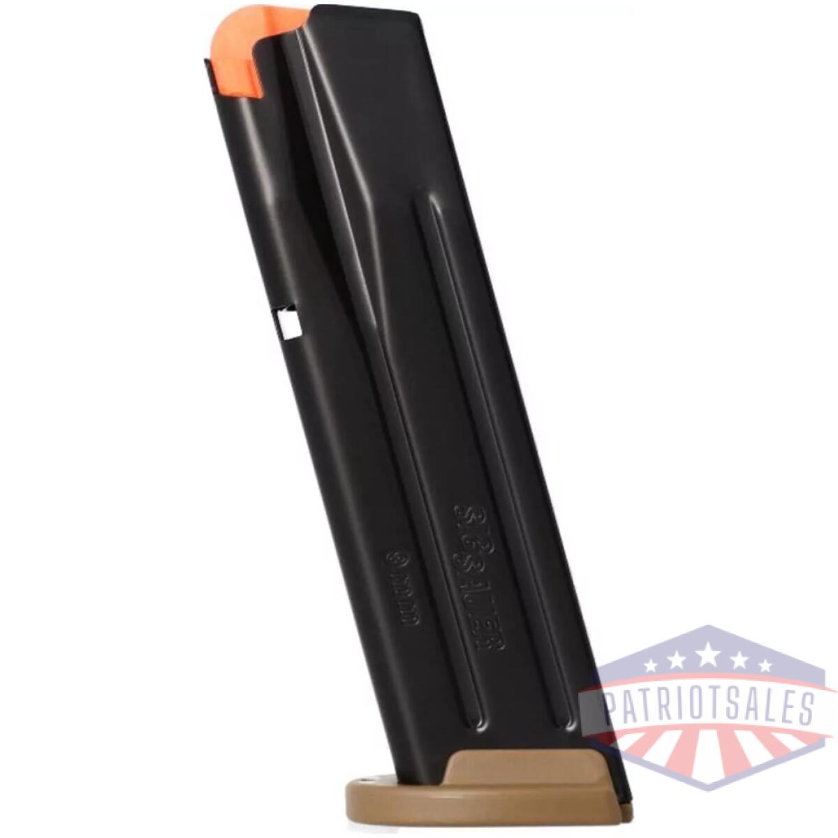 Sig sauer p320/m17/m18 handgun magazine coyote brown 9mm luger 17/rd - image 1