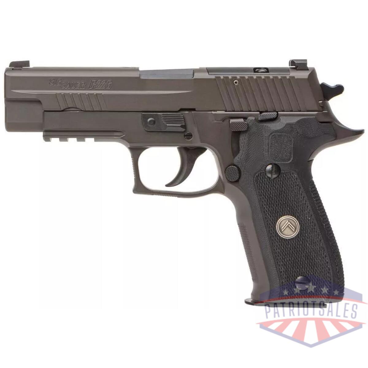 Sig p226 legion da/sa handgun 9mm luger 10rd magazines (3) 4. 4" barrel optic ready gray/black finish - image 1