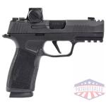 Sig Sauer P365X Macro Compact Handgun 9mm Luger 17rd magazines (2) 3.1" Barrel Black with Romeo-X Red Dot