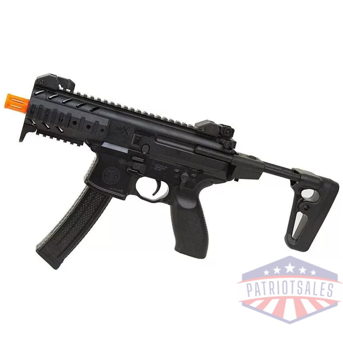 Sig sauer airsoft sig1 mpx airgun rifle - spring operated 6mm plastic bb - image 1