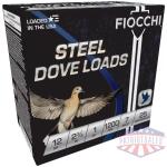 Fiocchi Steel Target Shotshells 12ga 2-3/4" 1oz 1200fps #7 25/ct
