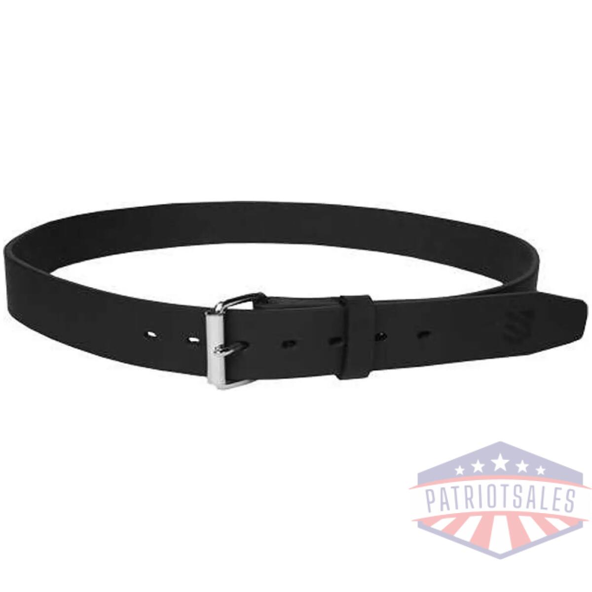 Blackhawk edc gun belt - std buckle black leather 48 / 52 hang tag - image 1