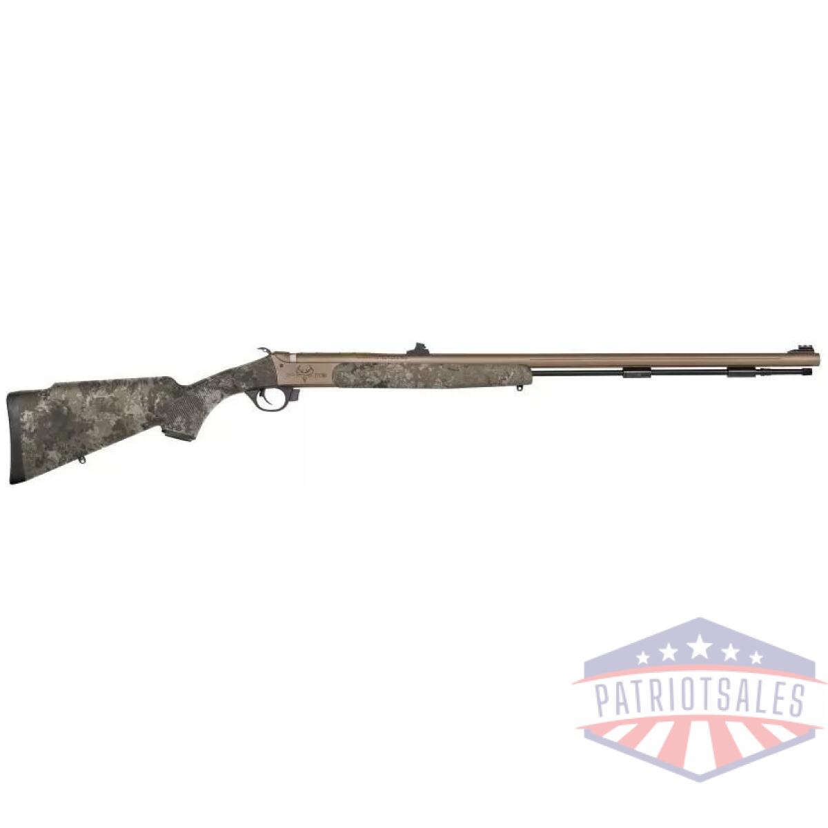 Traditions pursuit xt northwest magnum muzzleloader rifle. 50 cal single shot 26" barrel veil wideland with open sights - image 1