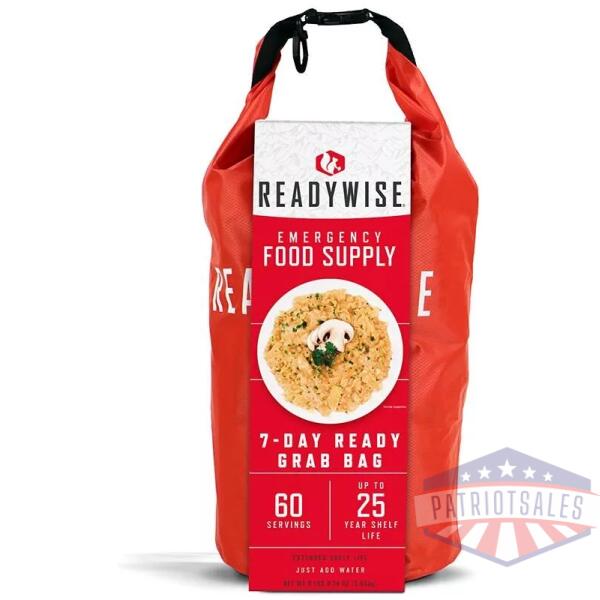 Readywise 7 Day Emergency Dry Bag Breakfast and Entrees Grab and Go