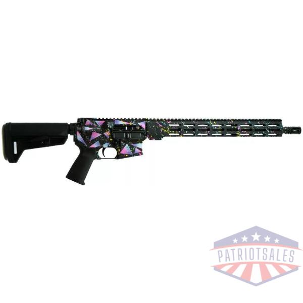 Shark Coast Tactical "Retro Miami" AR-15 Rifle 5.56mm 30rd Magazine 16" Barrel 15" MLOK Handguard
