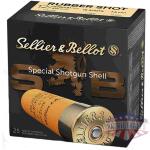 Sellier & Bellot Shotgun Ammunition 12 ga 2 5/8"  15 plts Rubber  - 25/box