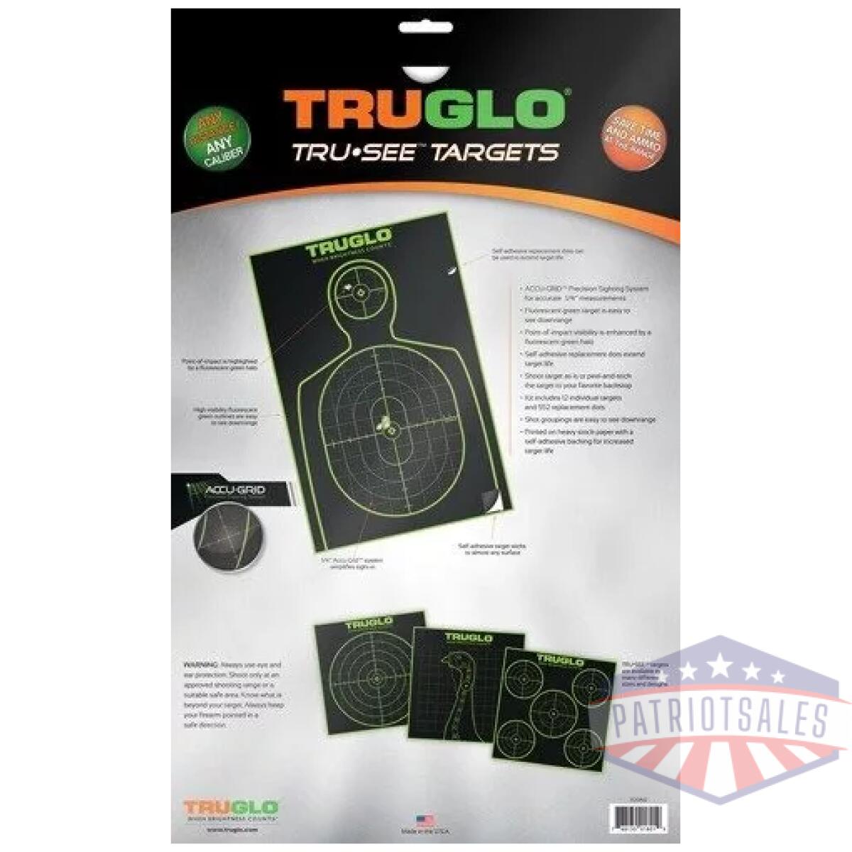 Truglo tru-see reactive target - handgunner 12" x 18" 12-pack - image 2
