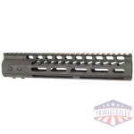 guntec ultra light handguard - 10" m-lok black