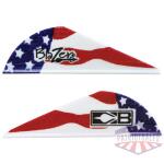 BOHNING BLAZER VANES TRUE - COLOR 2" AMERICAN FLAG 36PK