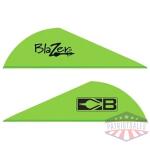 BOHNING BLAZER VANES - 2" SOLID NEON GREEN 100PK