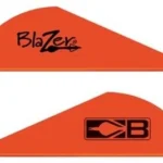 BOHNING BLAZER VANES - 2" SOLID NEON RED 100PK