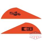 BOHNING BLAZER VANES - 2" SOLID NEON RED 100PK