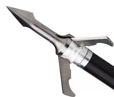 1301Gr Grim reaper broadhead fatal - steel 3-blade 100gr 1 1/4" cut - image 1
