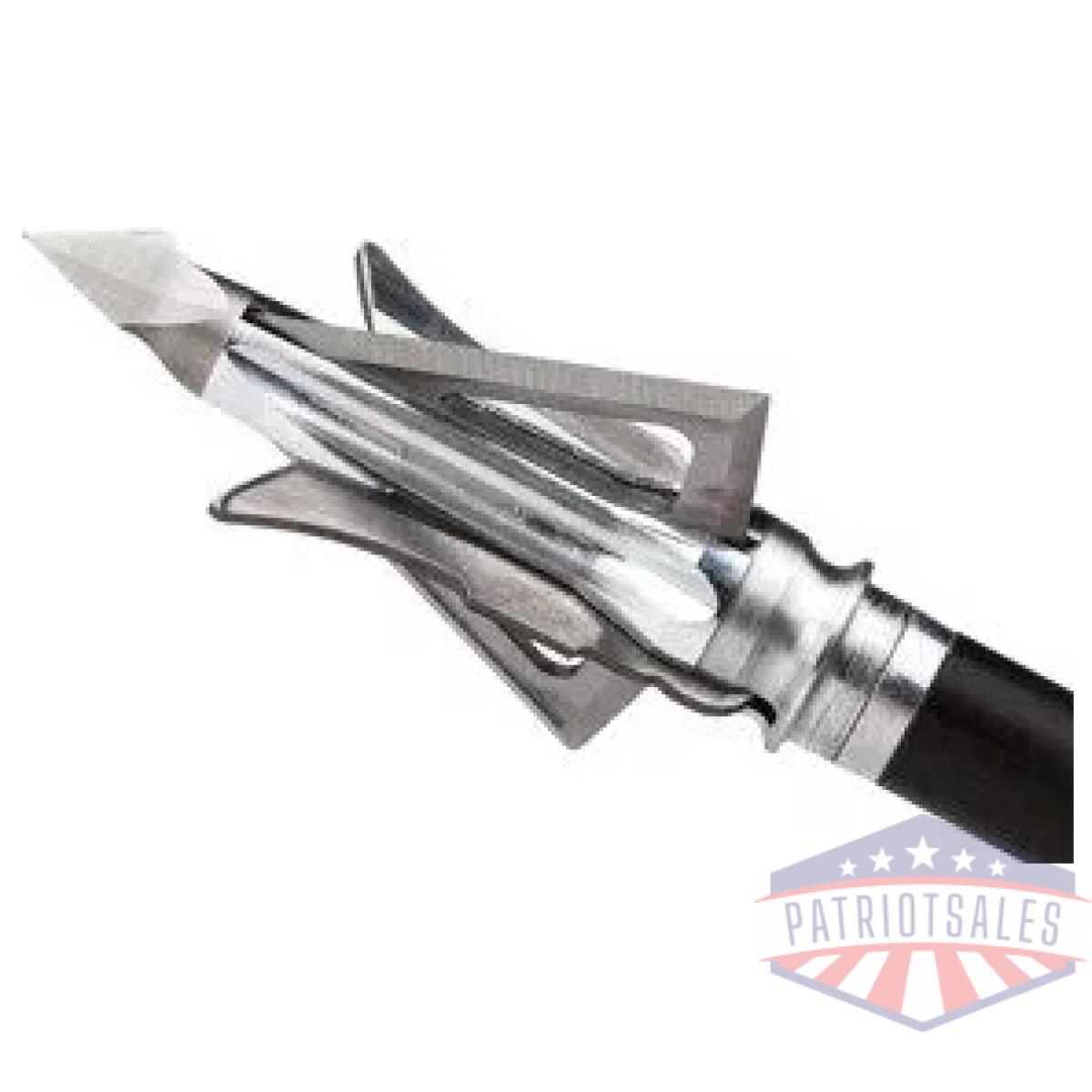 Grim reaper broadhead hybrid - 4-blade 100gr 1 1/2"x 1 3/16" - image 2