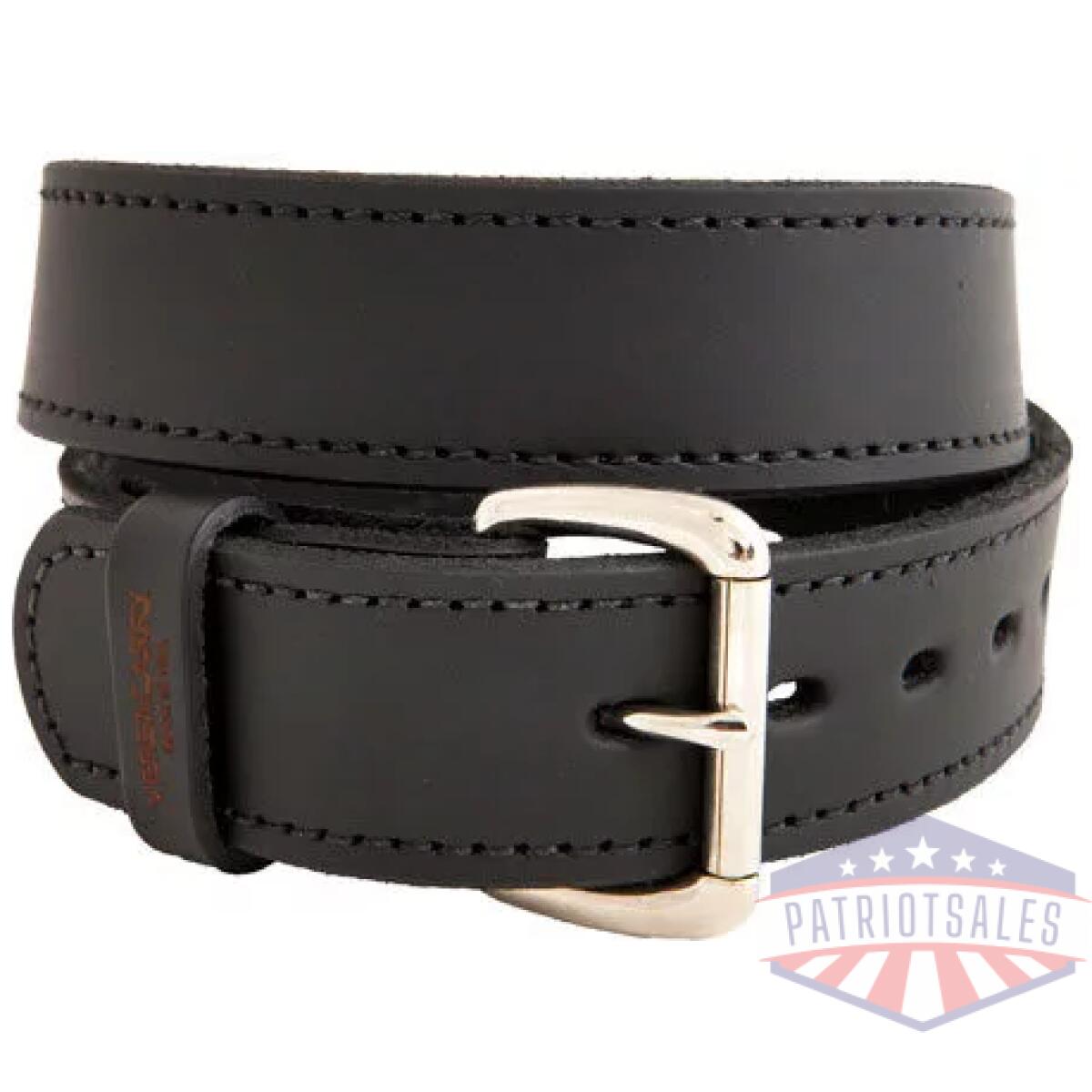Versacarry double ply leather - belt 40"x1. 5" heavy duty blk - image 1