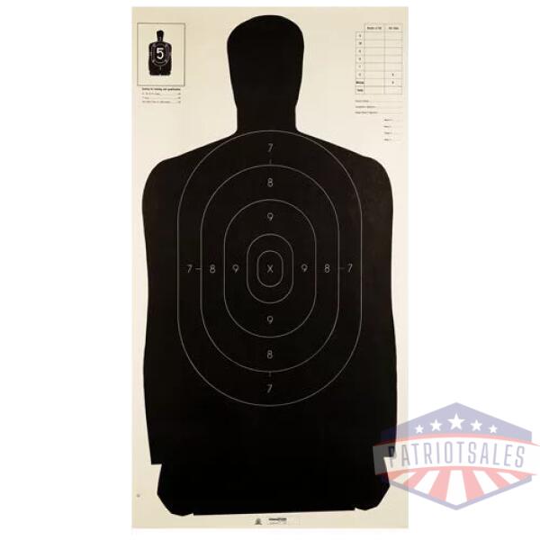 CHAMPION TGT PAPER 24"X45" - B27 POLICE TARGET 100PK